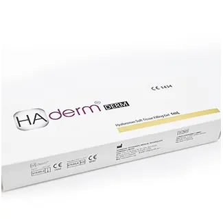 HAderm Cross Linked Derm 1ml Lip Filler Hyaluronic Acid Gel Injection Dermal Filler