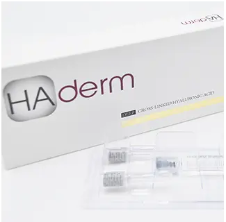 HAderm Cross Linked Injectatble Derm Deep 1ml/2ml Hyaluronate Acid For Deep Wrinkles