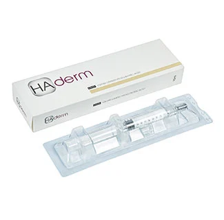 HAderm Cross Linked Injectatble Derm Deep 1ml/2ml Hyaluronate Acid For Deep Wrinkles